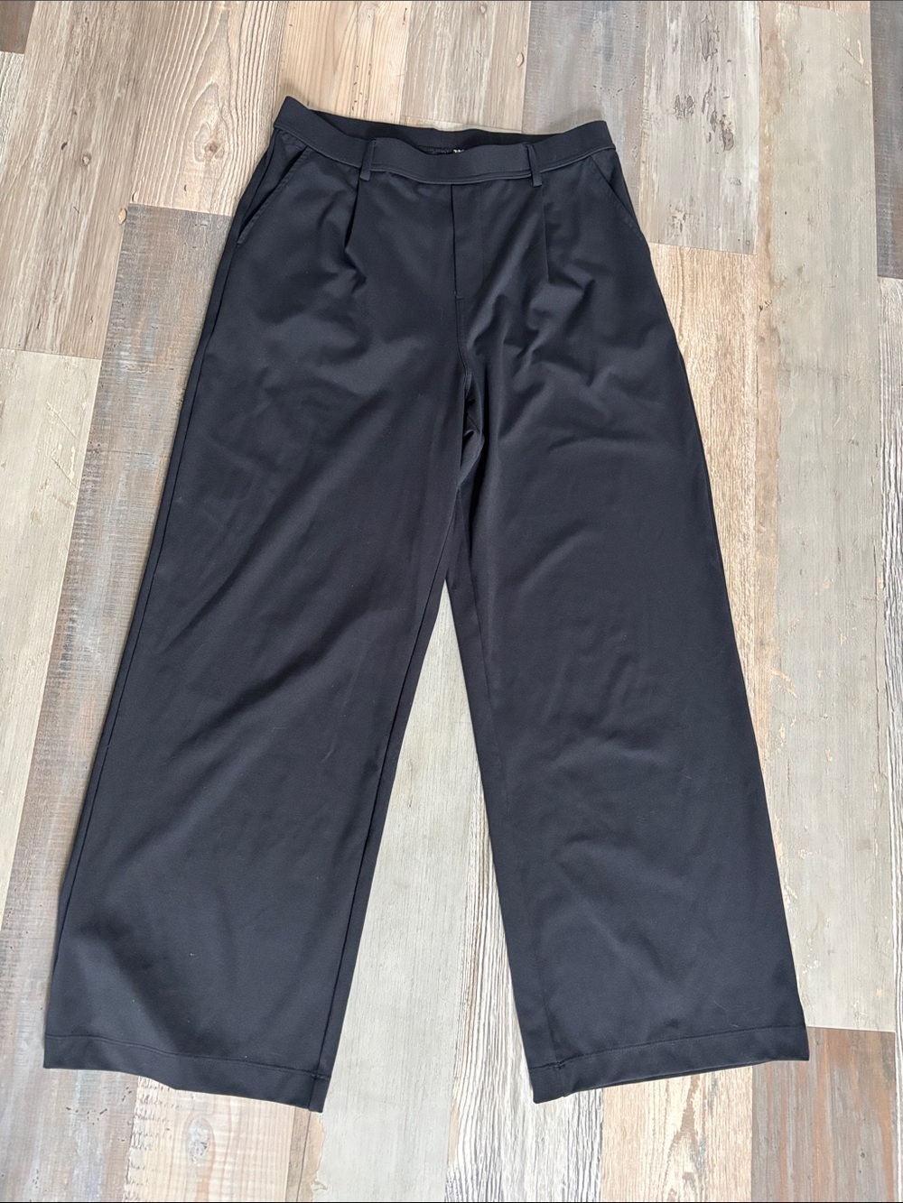 HALARA Black Wide-Leg Dress Pants for Women